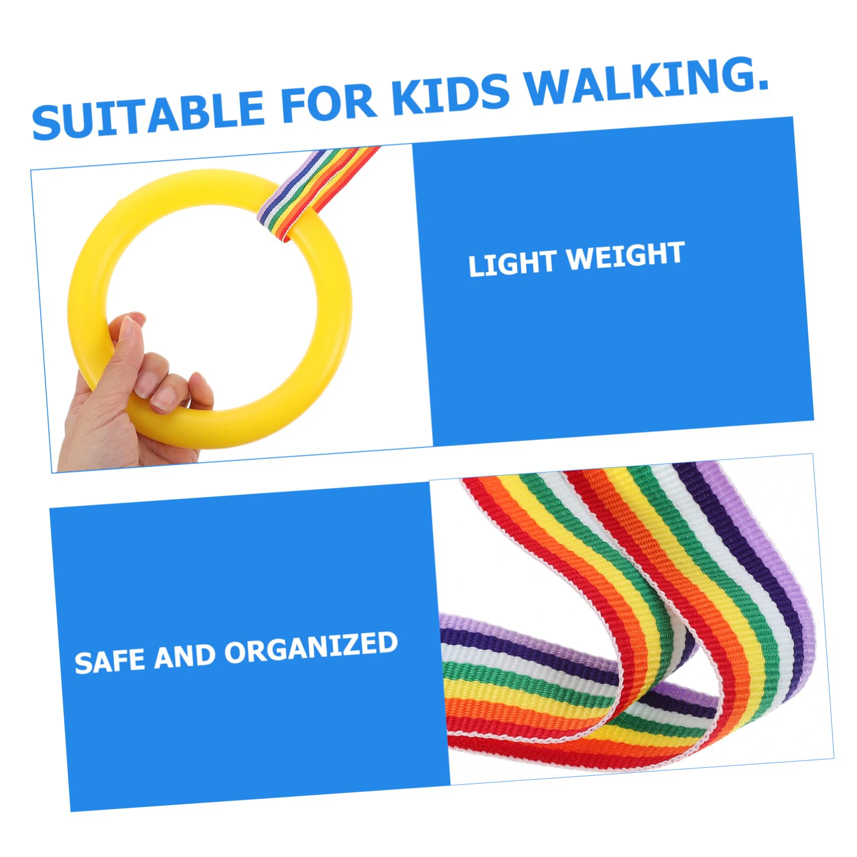 Hohopeti 3-Piece Detachable Safety Leash for Girls - Adjustable Walking Rope for Preschoolers & Toddlers - Perfect for Outdoor Play, Park Visits, and Crowded Places