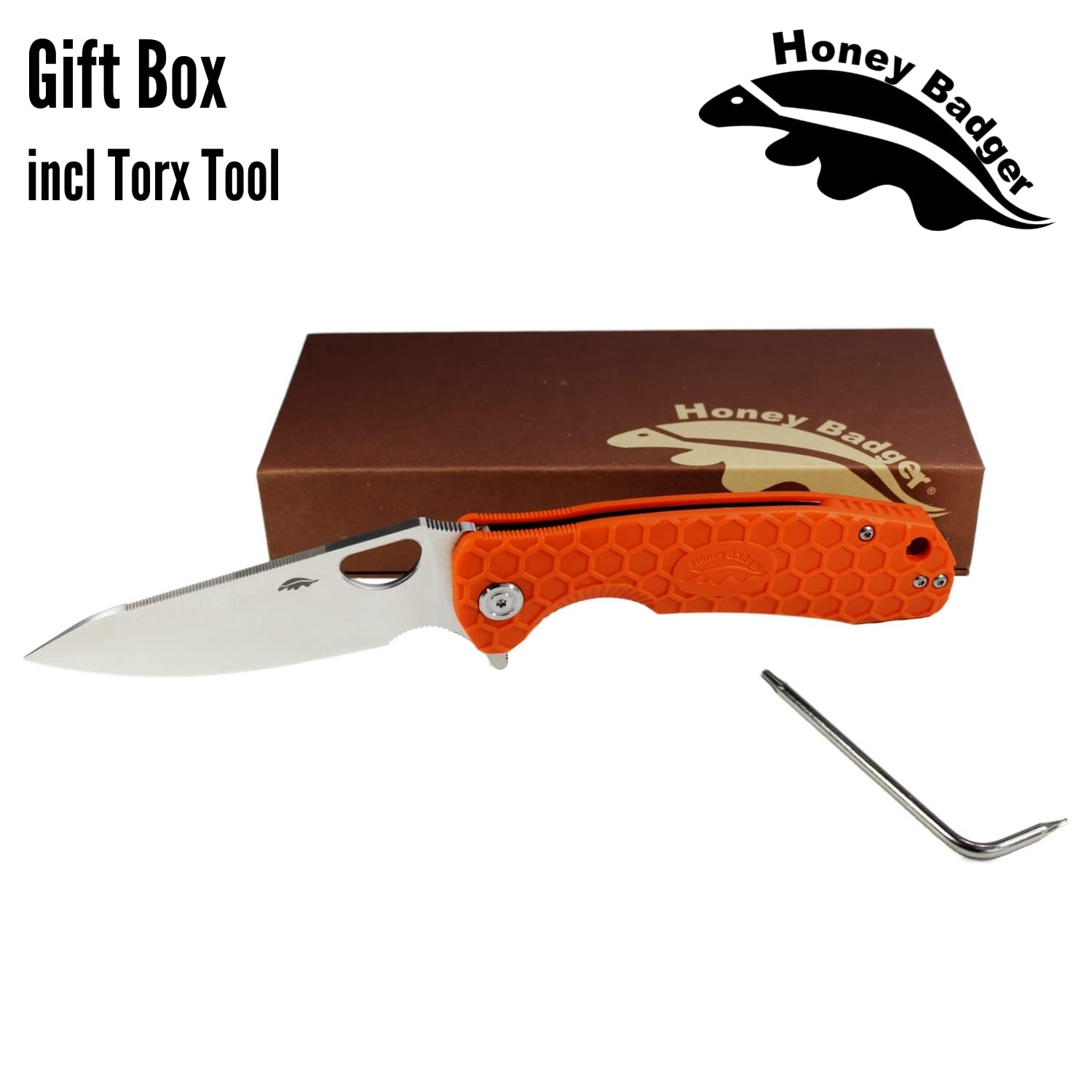 Western Active Honey Badger Flipper Pocket Knife - 3.63