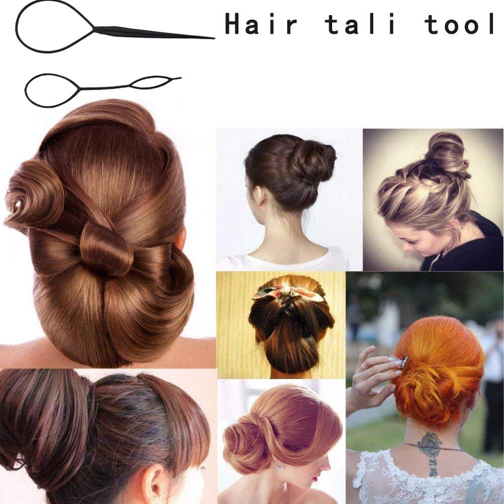 Maahal™ 4Pcs Hair Twist Styling Clip Stick Pin Bun Braid Maker Kit - Hair Accessories for Women & Girls, Perfect for Updos, Ponytails & Braiding - Great for Daily Use, Parties & Special Occasions