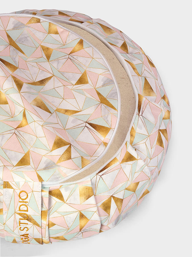 Organic Buckwheat Zafu Meditation Cushion - Round Yoga Pillow for Comfortable Seating, Posture Support & Zen Practice - Perfect for Home, Studio & Meditation Spaces