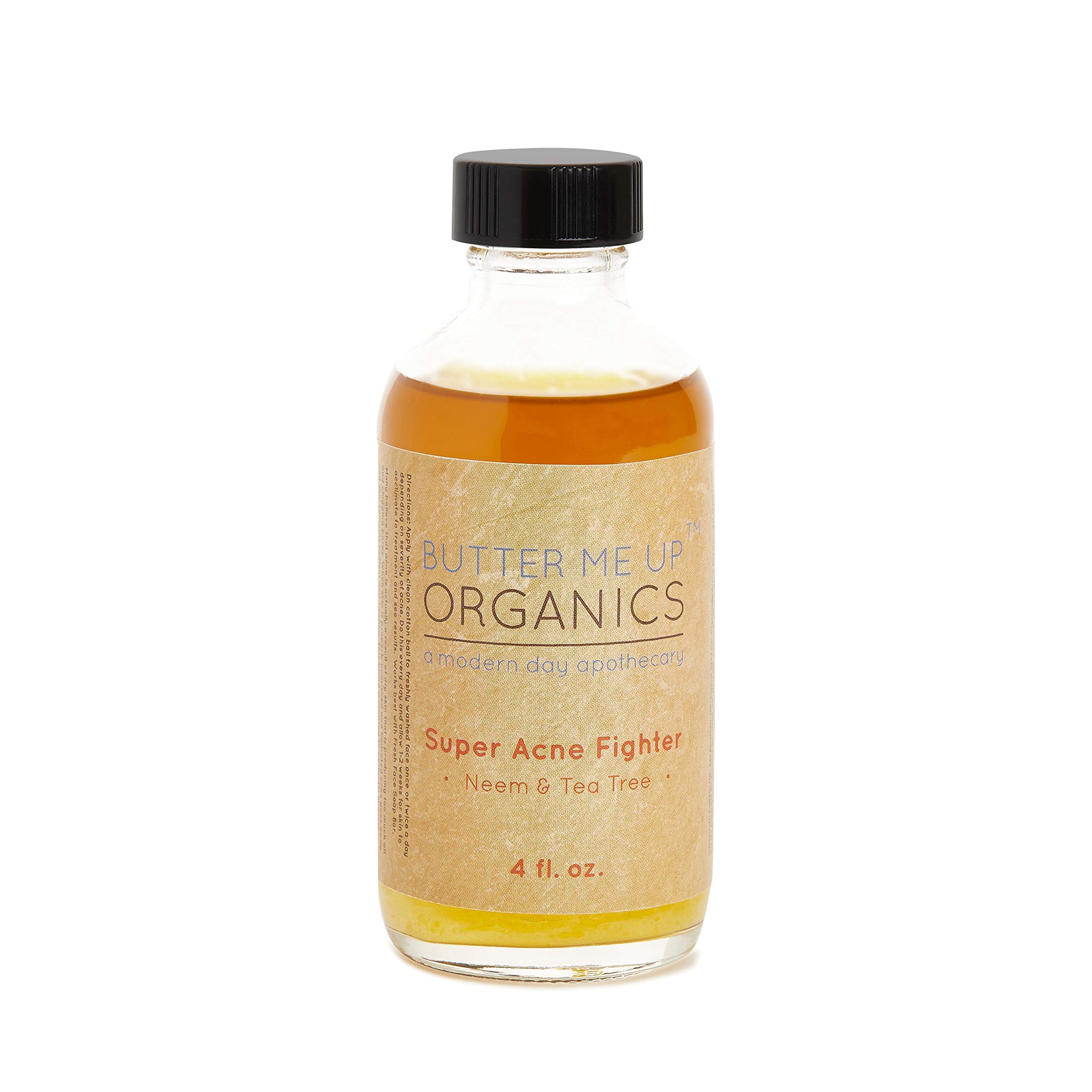 Organic Acne Treatment for Face - Natural Essential Oils for Acne, Cystic & Hormonal Acne - Reduces Acne Scars - Butter Me Up Organics - Perfect for Daily Skincare Routine & Sensitive Skin Care