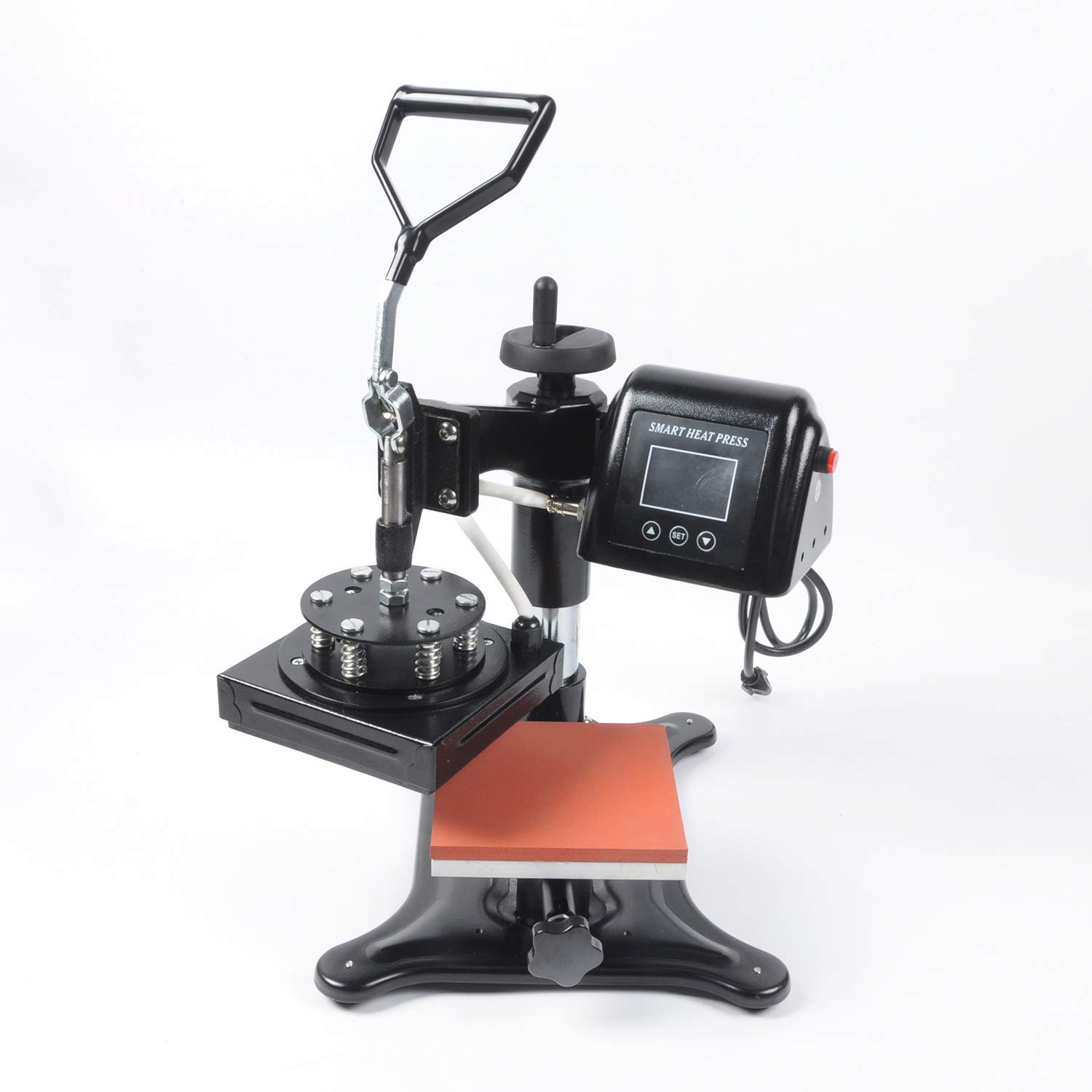 Rhegeneshop 6x6 Inch Manual Label Printer Heat Press Machine for Sublimation Transfer - Perfect for DIY T-Shirt Printing, Custom Apparel, and Small Business Garment Production