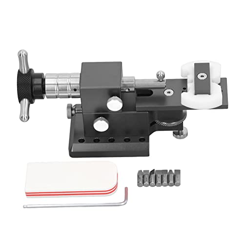 Professional Aluminum Alloy Watch Back Case Opener Tool - Watch Bottom Prying Machine & Remover for Watch Repair and Maintenance (Black) - Perfect for Jewelers, Watchmakers, and DIY Enthusiasts