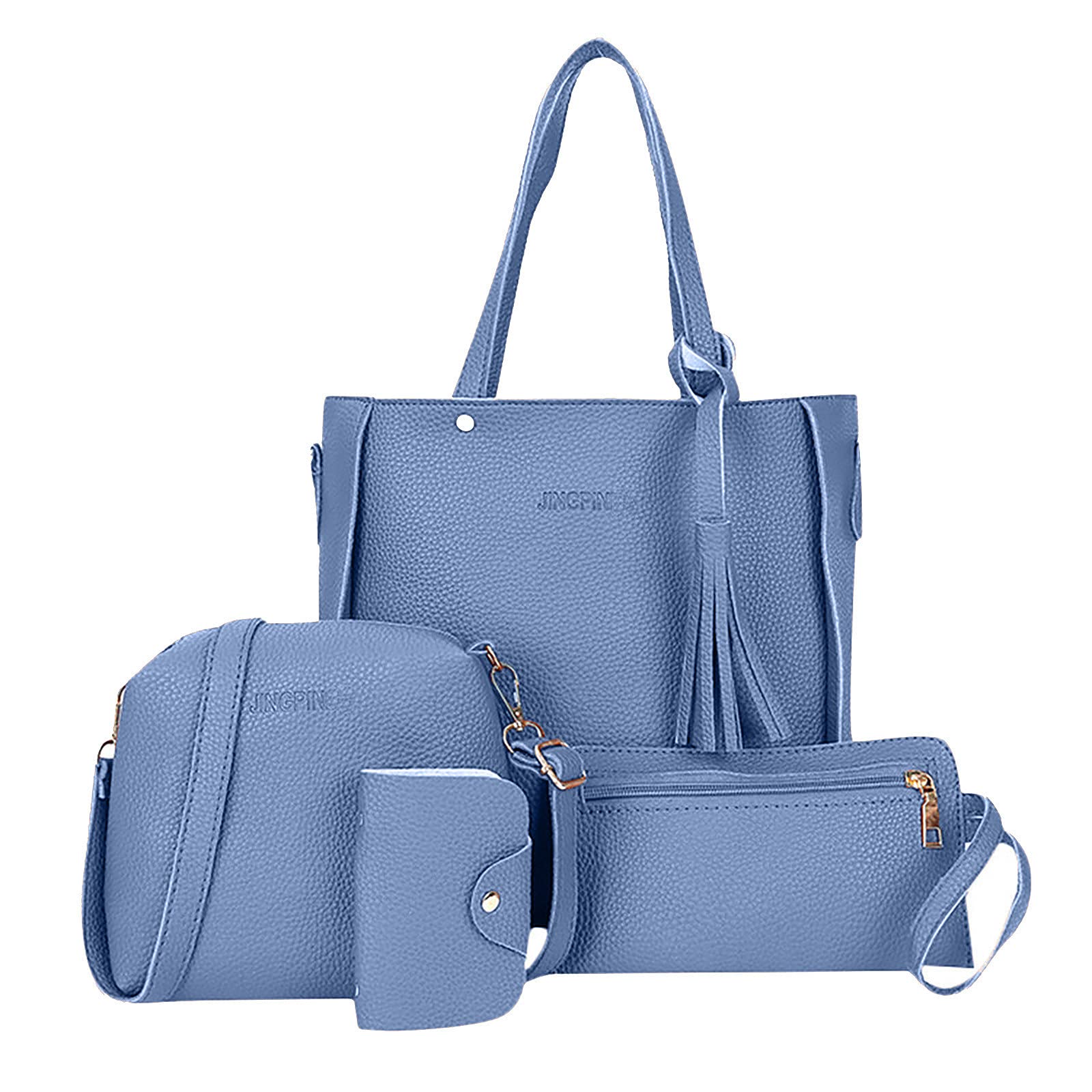 Stylish Women's Handbags Set - 4pc Casual Fashion Shoulder Bags & Tote Bags for Ladies | Perfect for Work, Travel, and Everyday Use
