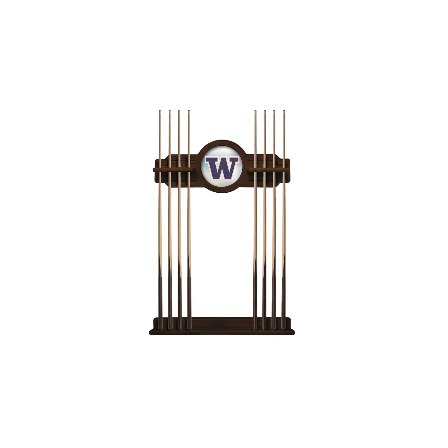 Premium Washington Cue Rack in Authentic Navajo Finish - Handcrafted Billiard Pool Cue Holder by Holland Bar Stool - Perfect for Game Rooms, Bars & Man Caves