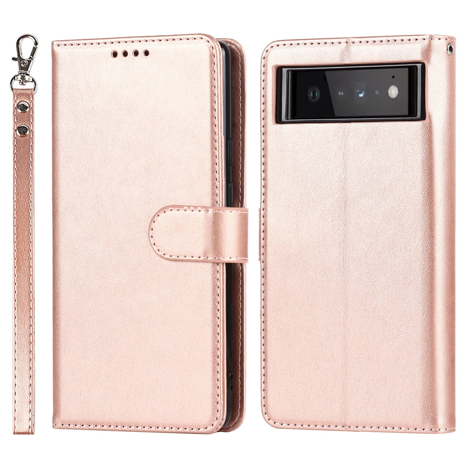 Premium Leather Wallet Case for Google Pixel 6 Pro (6.7
