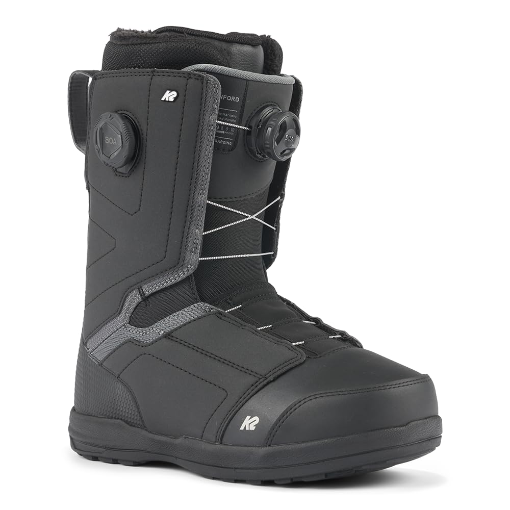 K2 Hanford Men's Snowboard Boots - Waterproof, Comfortable & Durable for All-Mountain Riding | Perfect for Freestyle, Park & Powder Snowboarding
