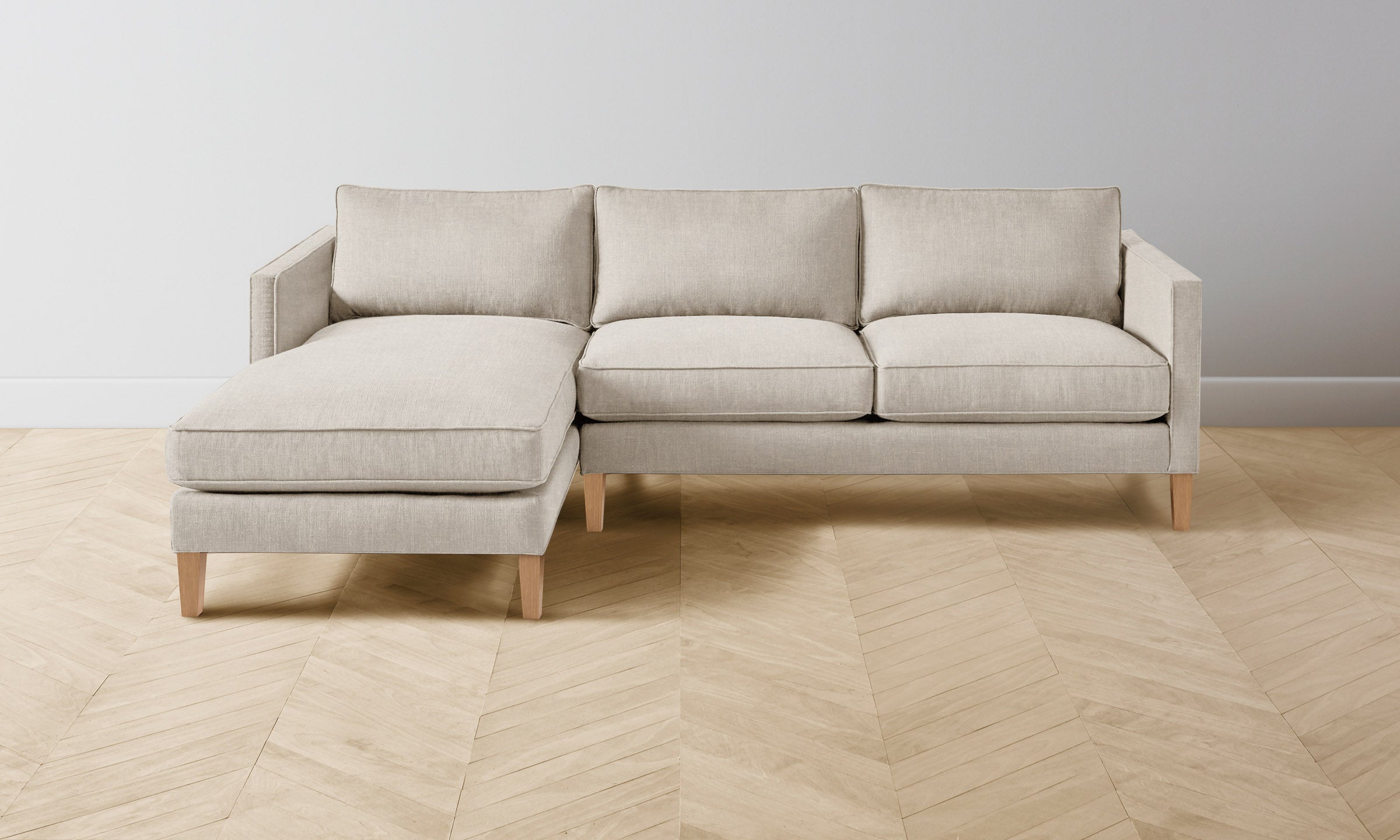 Premium Crosby Sectional Sofa with Heritage Belgian Linen Upholstery - Luxury Comfort for Living Room, Lounge & Family Gatherings
