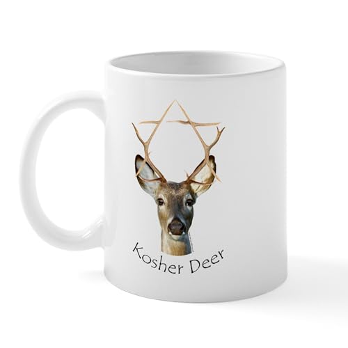 White - Kosher Deer Mug