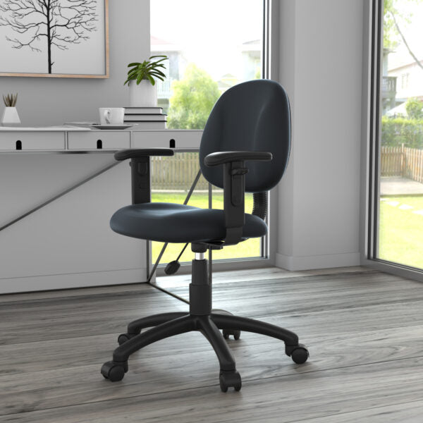 Ergonomic Boss Task Office Chair B307, B306, B305 - Adjustable Executive Chair with Lumbar Support for Home Office, Gaming & Workspace Comfort