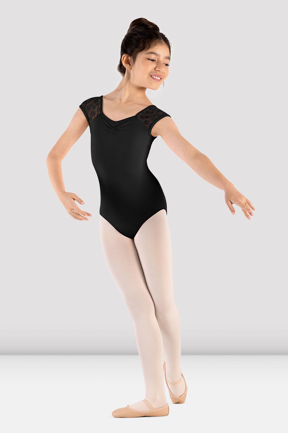 Girls Mirella Majesty Cap Sleeve Leotard - Ballet Dancewear for Kids, Toddler Gymnastics Leotard with Breathable Fabric - Perfect for Ballet Class, Dance Recitals & Performance Costumes