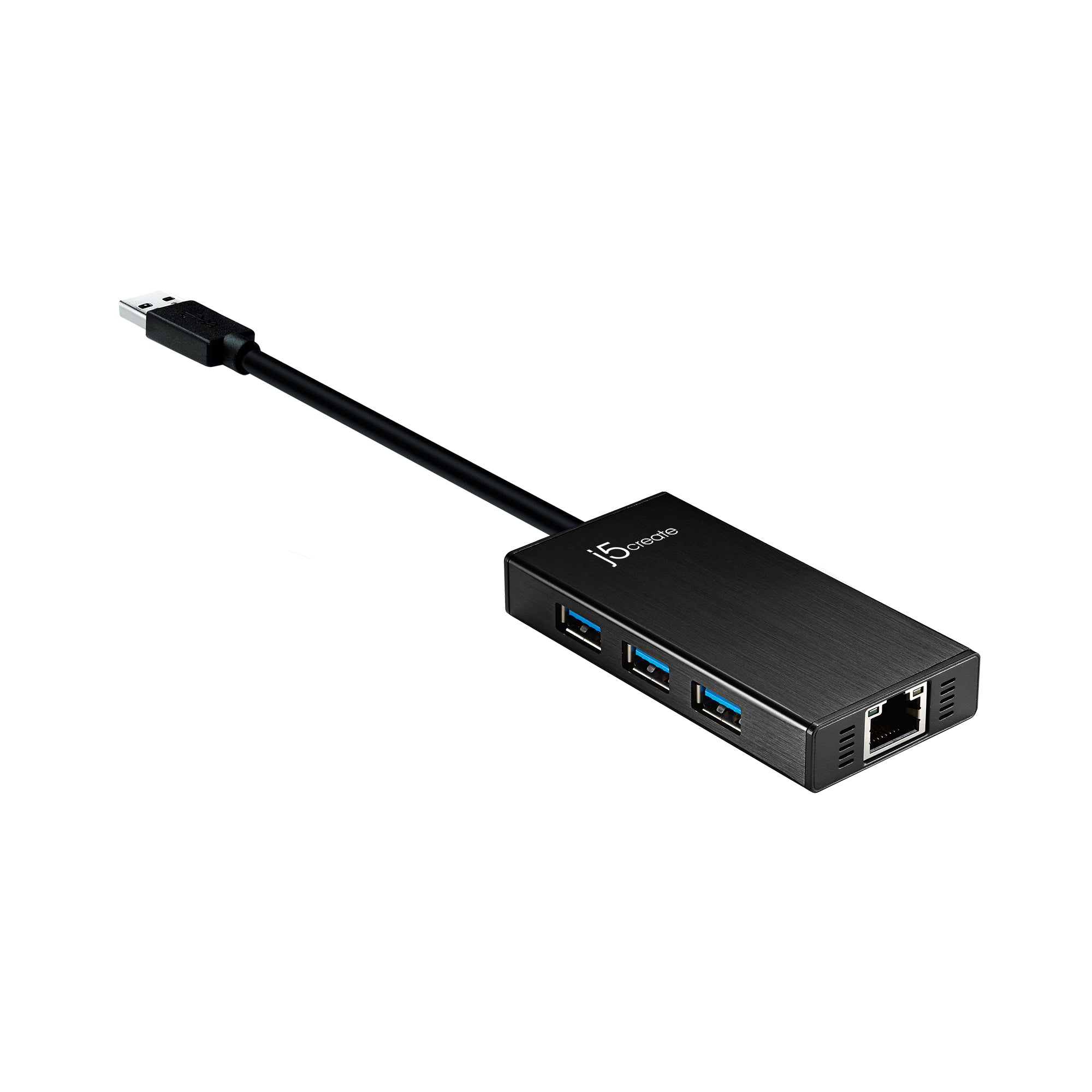 High-Speed USB 3.0 Hub with Gigabit Ethernet Adapter - 3-Port USB 3.0 Multi Adapter for Laptop, PC, Mac - Perfect for Home Office, Gaming & Remote Work Connectivity
