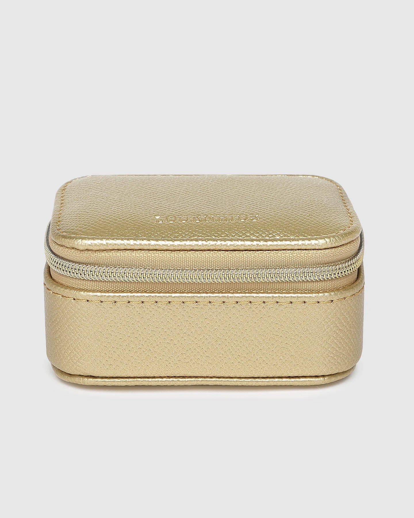 Luxury Suzie Jewelry Box with Champagne Finish by Louenhide - Perfect for Women's Jewelry Storage & Gift Giving