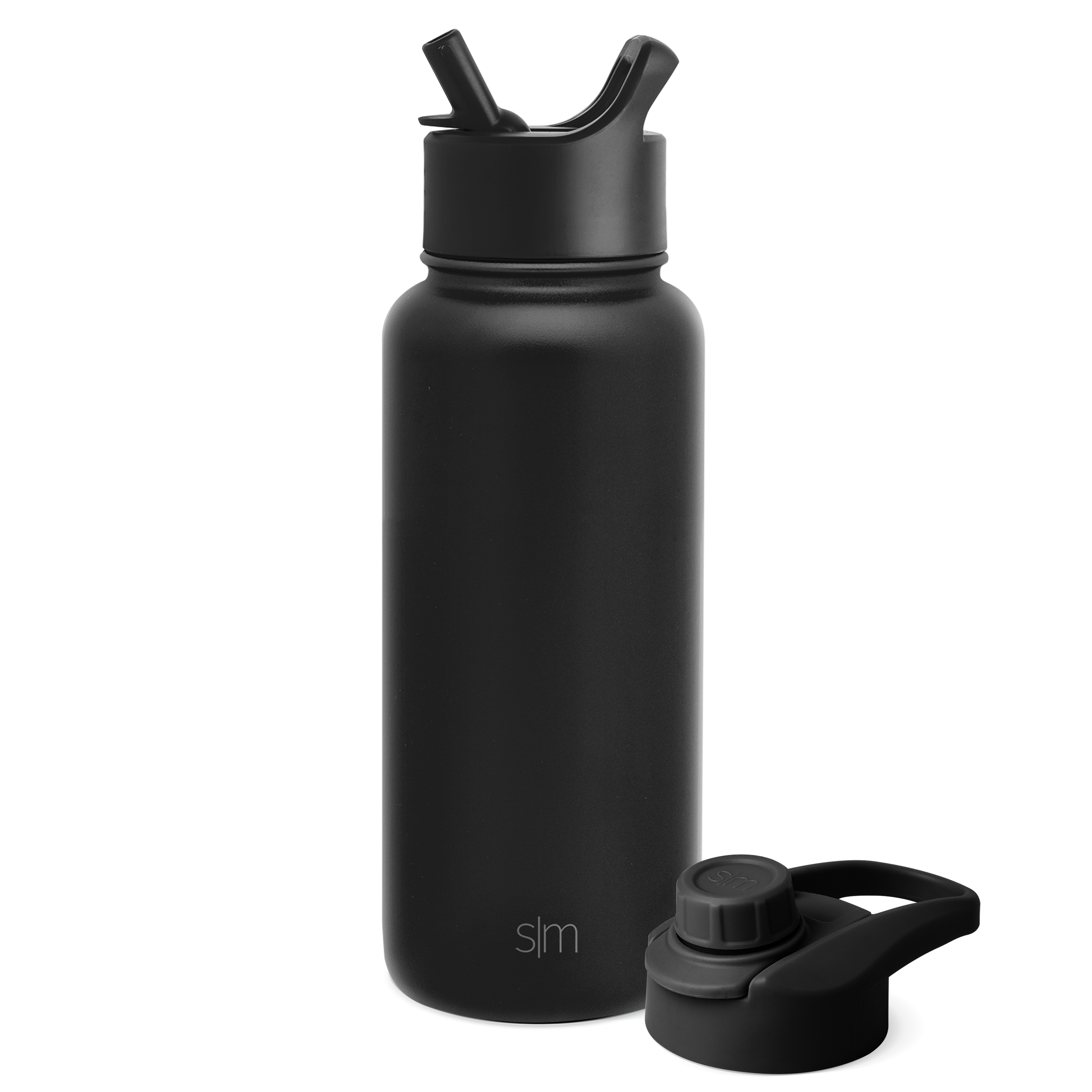 Summit Insulated Water Bottle with Straw & Chug Lid - 32oz Leakproof Stainless Steel Thermos for Gym, Hiking & Outdoor Activities