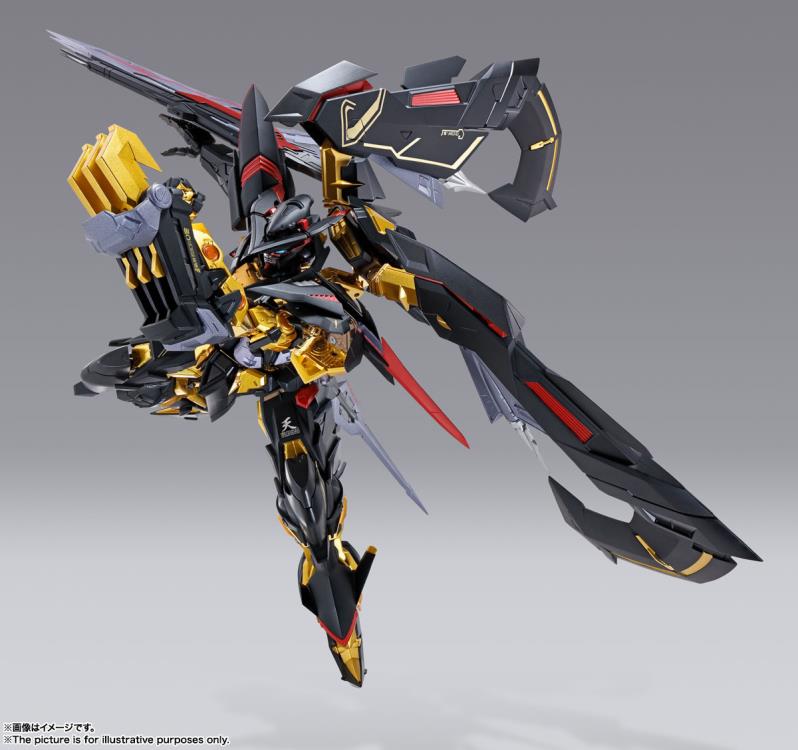 Bandai Metal Build Gundam SEED Astray Gold Frame Amatsu Mina (Princess of the Sky Ver.) 1/100 Scale Action Figure - Premium Collectible Model Kit for Anime Fans & Gundam Collectors | Perfect for Display, Cosplay Props & Gift for Mecha Enthusiasts