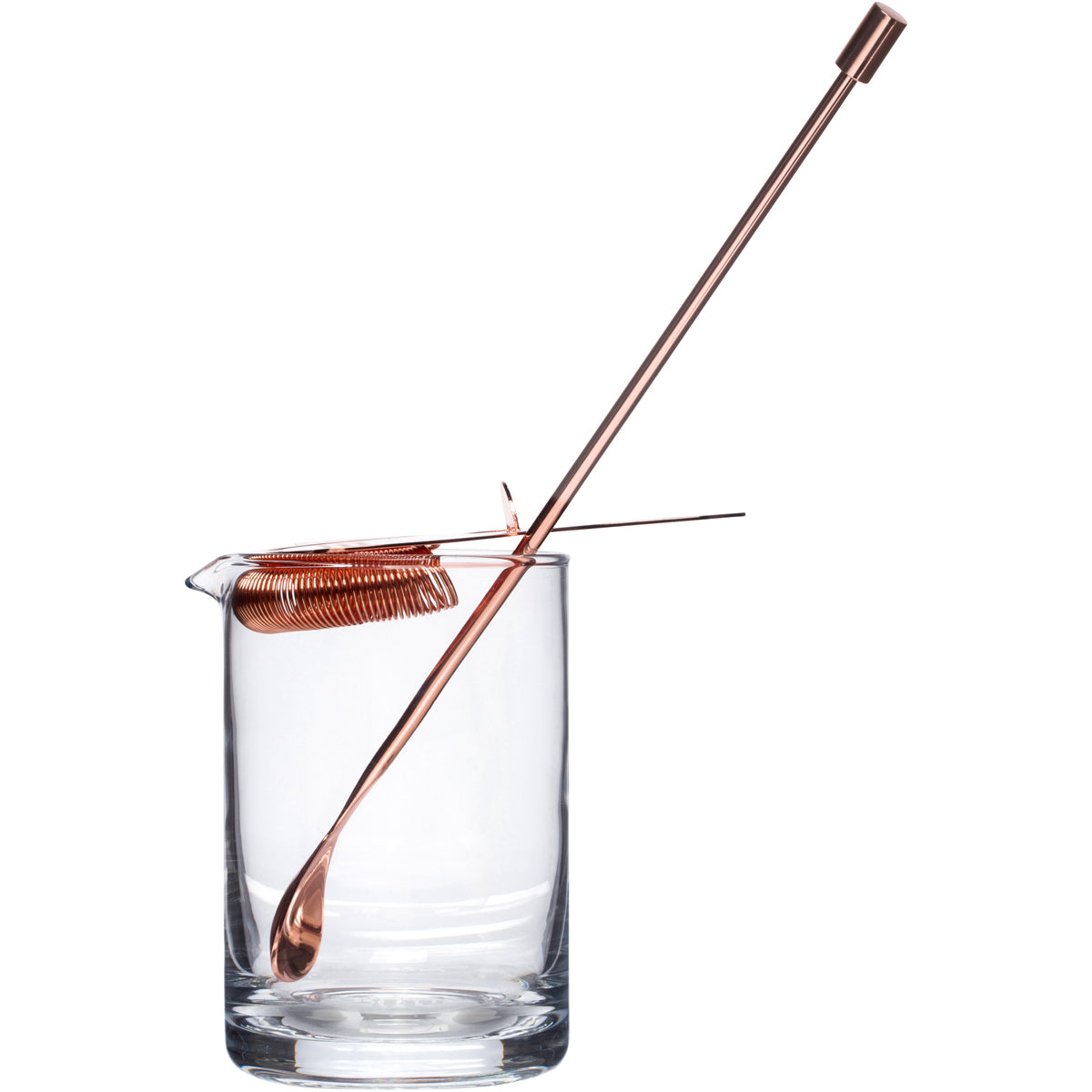 Premium Copper Bar Spoons - Professional Cocktail Mixing Tool for Bartenders & Home Use - Perfect for Stirring, Layering & Crafting Cocktails
