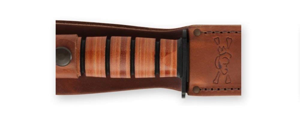 Ka-Bar 1317 Dog's Head Utility Knife with Sheath - 12
