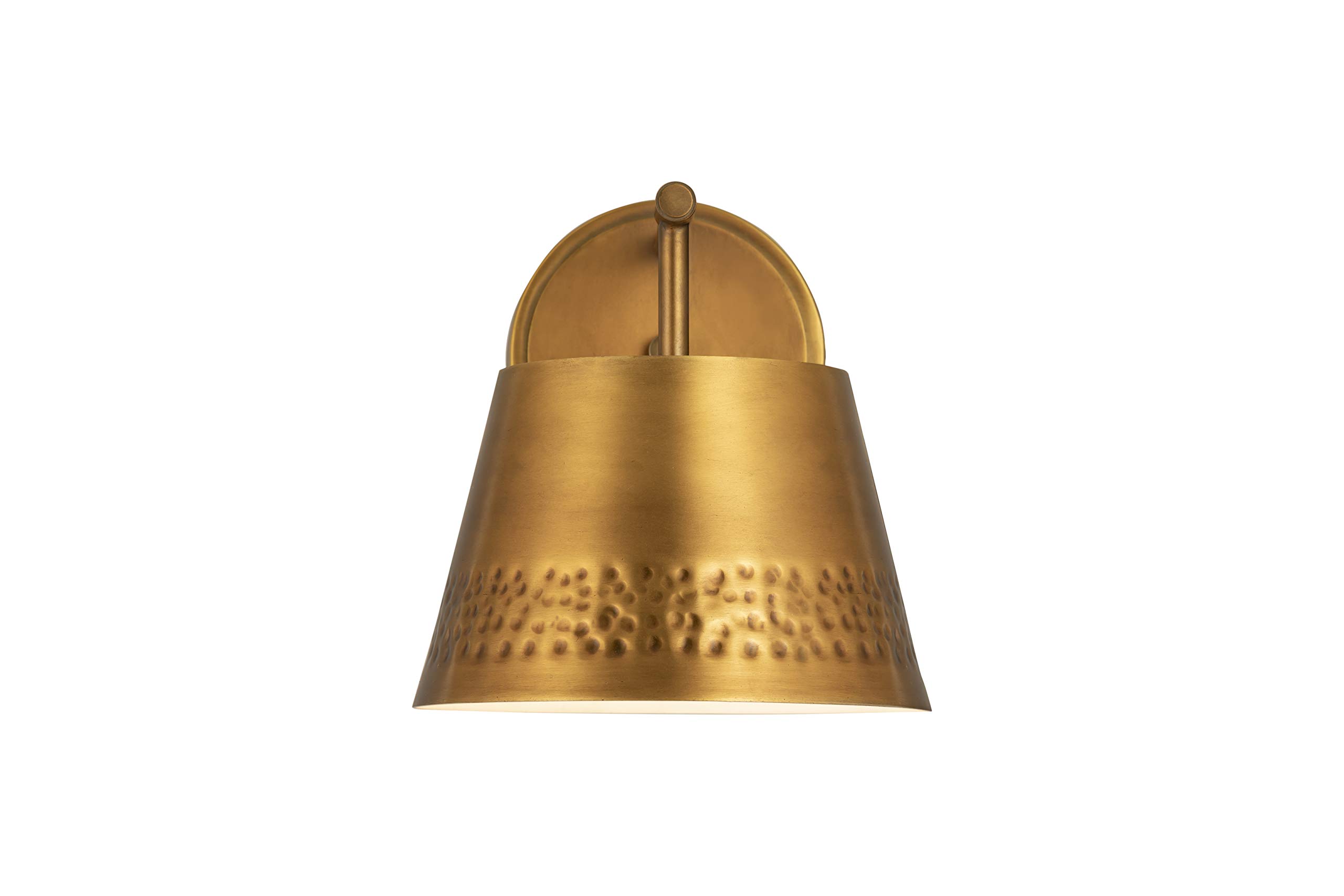 Z-Lite 6013-1S-RB Single Light Wall Sconce Fixture - Rustic Bronze Finish for Bedroom, Hallway & Living Room Lighting Decor