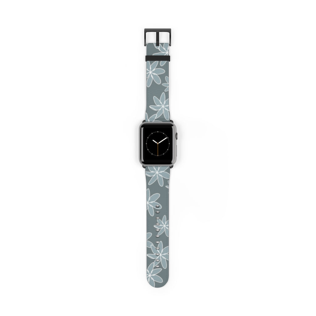 Tiare Polu Apple Watch Band - Premium Soft Silicone Replacement Strap for Apple Watch Series 8/7/6/5/4/3/SE - Comfortable & Durable Sport Loop for Workout, Running, Gym & Everyday Wear