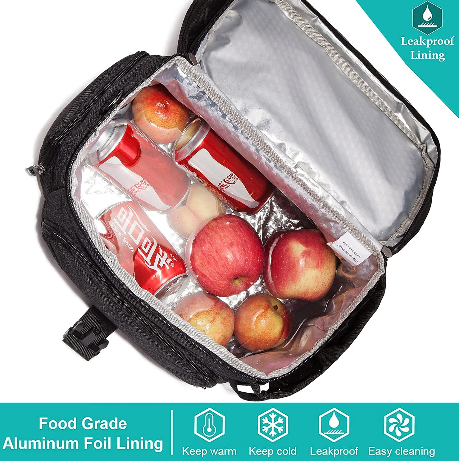 Scorlia Insulated Lunch Backpack & Large Cooler Bag for Men & Women - Perfect for Work, School, Picnics & Outdoor Adventures