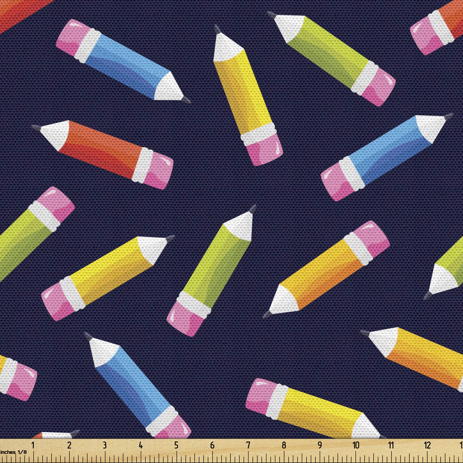 Ambesonne Colorful Fabric 10 Yards - Upholstery & Home Decor for Artists