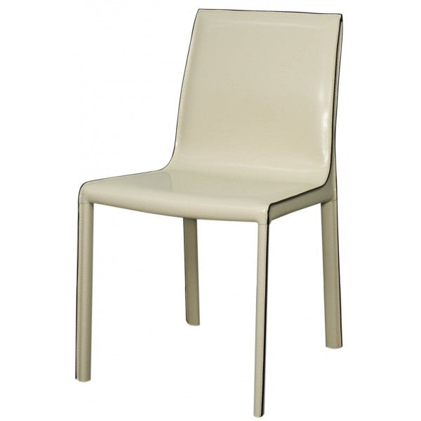Premium Gervin Recycled Leather Chair Set of 2 - Eco-Friendly Modern Living Room Seating for Home Office & Lounge Areas