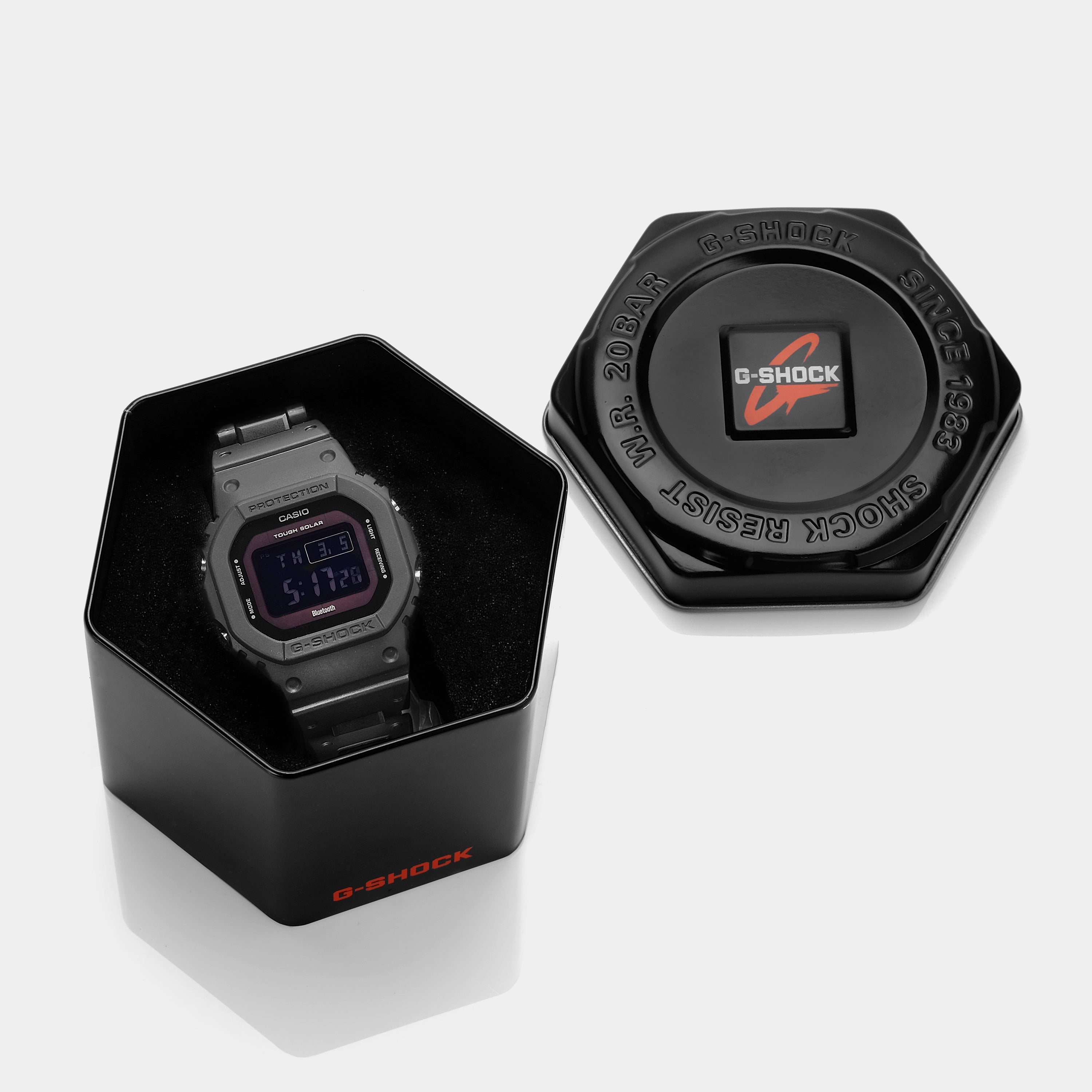 Casio G-Shock GW-B5600-2ER Solar-Powered Bluetooth Watch for Men - Rugged Digital Sport Watch with Shock Resistance, Waterproof & Smartphone Connectivity - Perfect for Outdoor, Sports & Daily Wear
