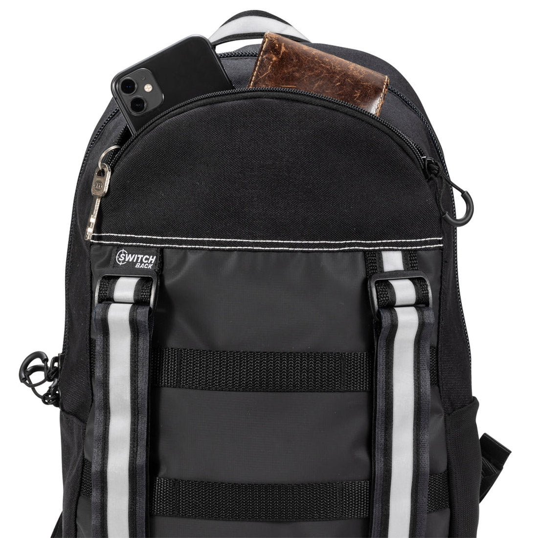 187 Killer Pads Switch Backpack Black - Durable Skateboard Backpack for School, Work & Travel | Water-Resistant Laptop Bag with Padded Straps