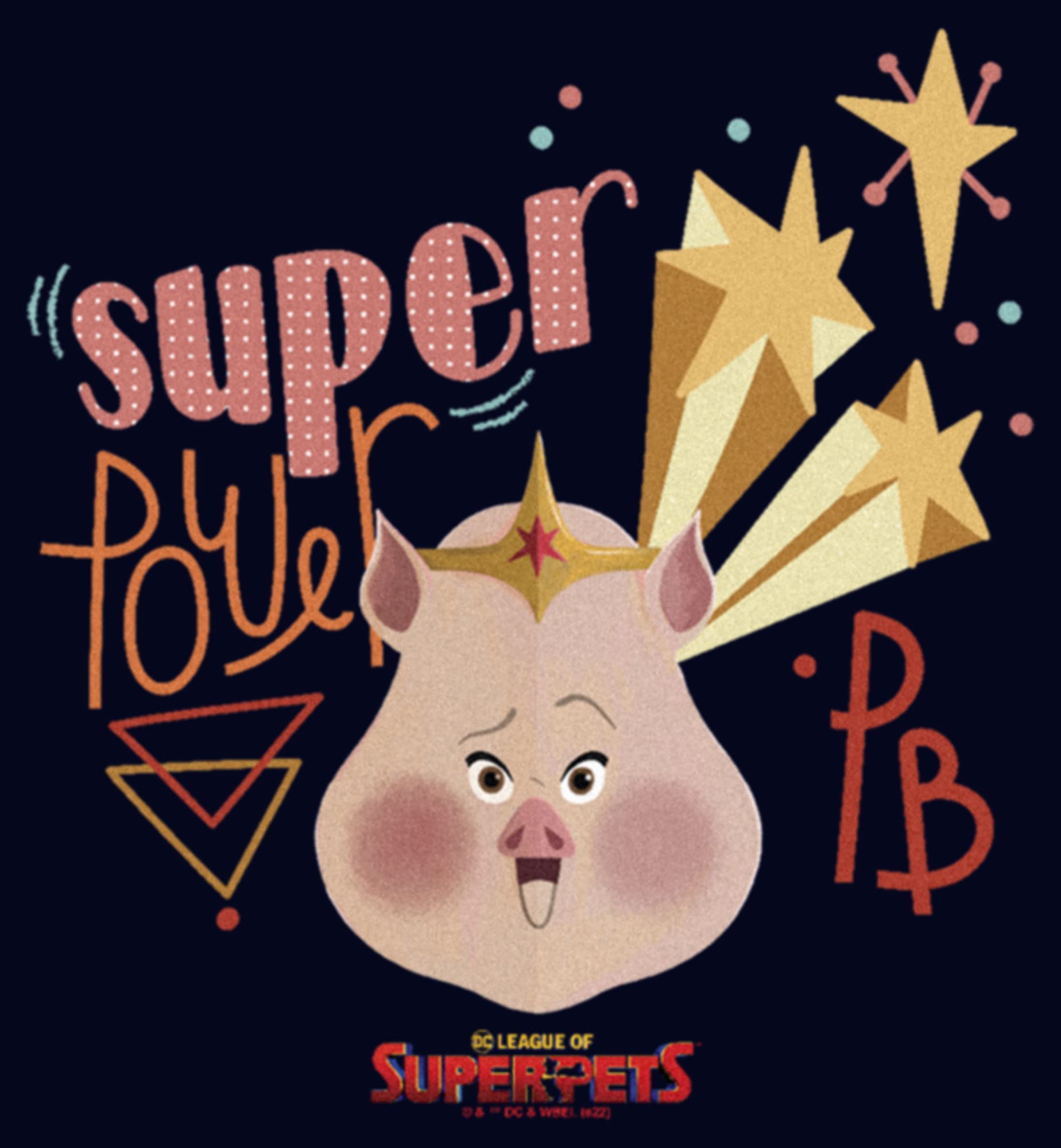 Women's Super-Pets PB Pig T-Shirt for Casual Wear & Cosplay