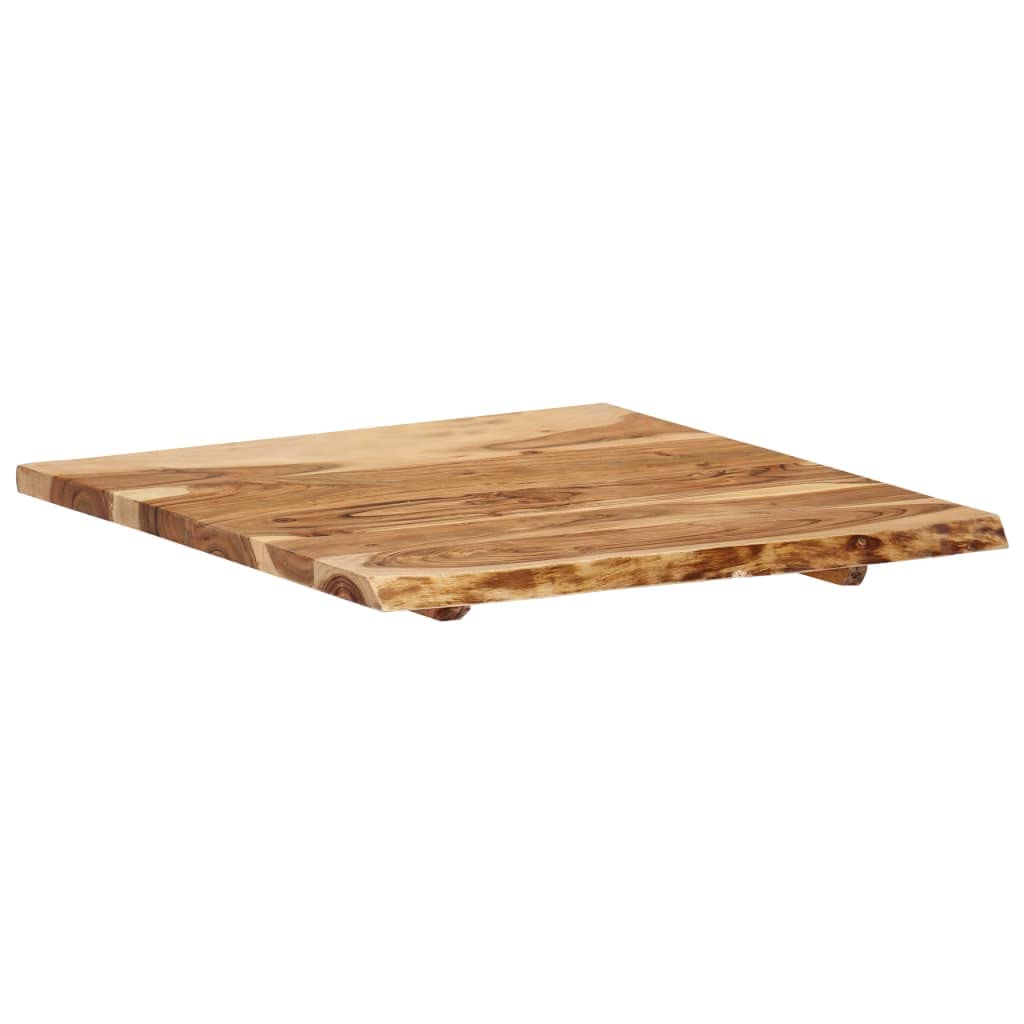 Solid Acacia Wood Live Edge Table Top 22.8