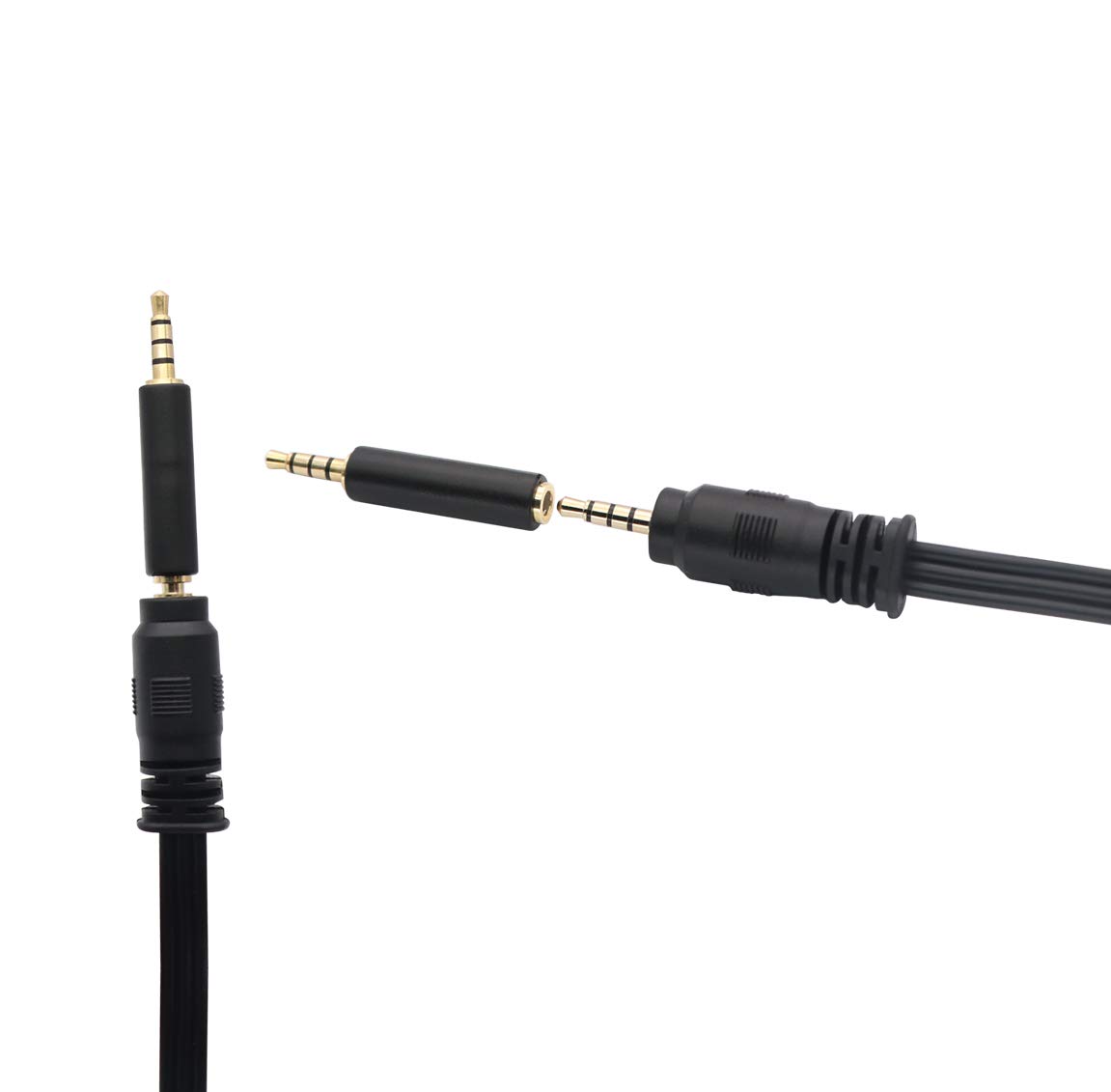 3.5mm to RCA AV Cable - 3.5mm Male to RCA Stereo Audio Video Cable for Smartphones, MP3 Players, Tablets, Speakers & Home Theater Systems | Compatible with CTIA/OMTP Devices | Perfect for Home Entertainment & Audio Connections