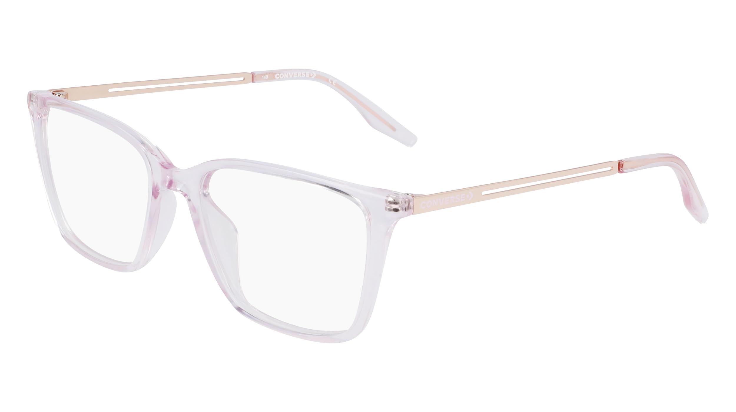 CONVERSE CV 8002 681 Crystal Pink Foam Eyeglasses - Stylish Women's Fashion Glasses for Everyday Wear & Reading