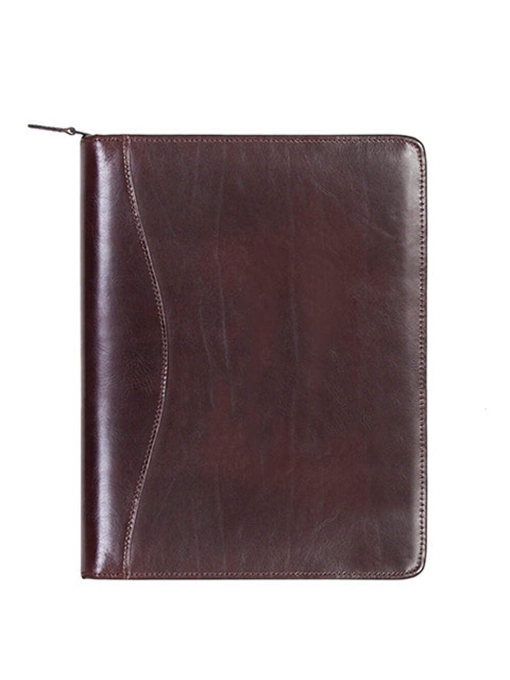 Scully Women's 5014Z Italian Leather Planner Padfolio - Professional Organizer for Business Women | Walnut Brown Leather Portfolio with Notepad Holder | Perfect for Office, Meetings & Executive Gifts