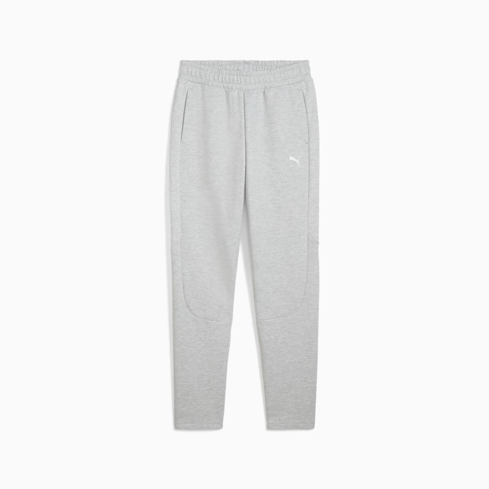 PUMA Women's Evostripe Grey Trackpants - Comfortable Athletic Joggers for Running, Gym & Lounge Wear