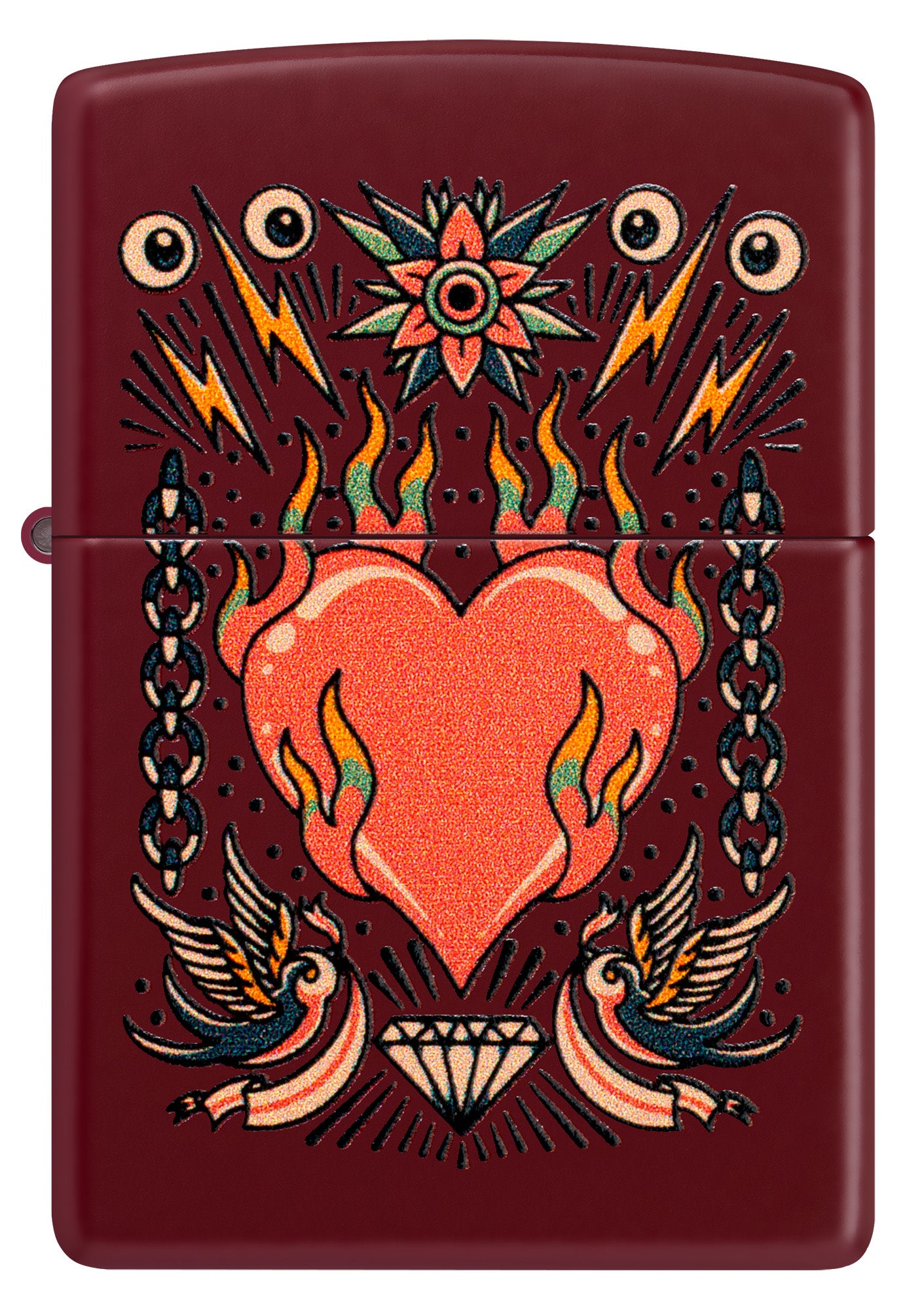 Trendy Heart Tattoo Design - Perfect for Couples, BFFs & Body Art Lovers - Ideal for Tattoo Parlors & Personal Expression