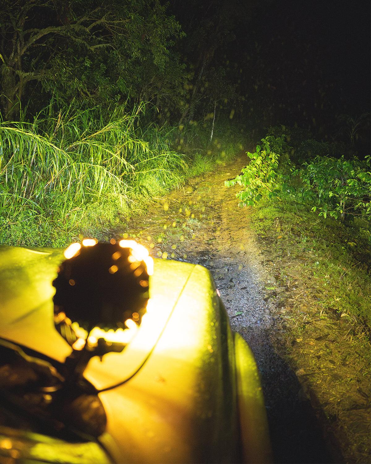 CUBE Z Series 4 Inch Spot LED Pod Lights - Off Road Lights with White DRL & Amber Turn Signal - Waterproof LED Light Bar for Trucks, ATVs, UTVs, Jeeps, Boats & Off-Road Vehicles
