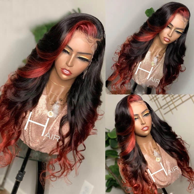 Ombre Auburn Highlight Body Wave