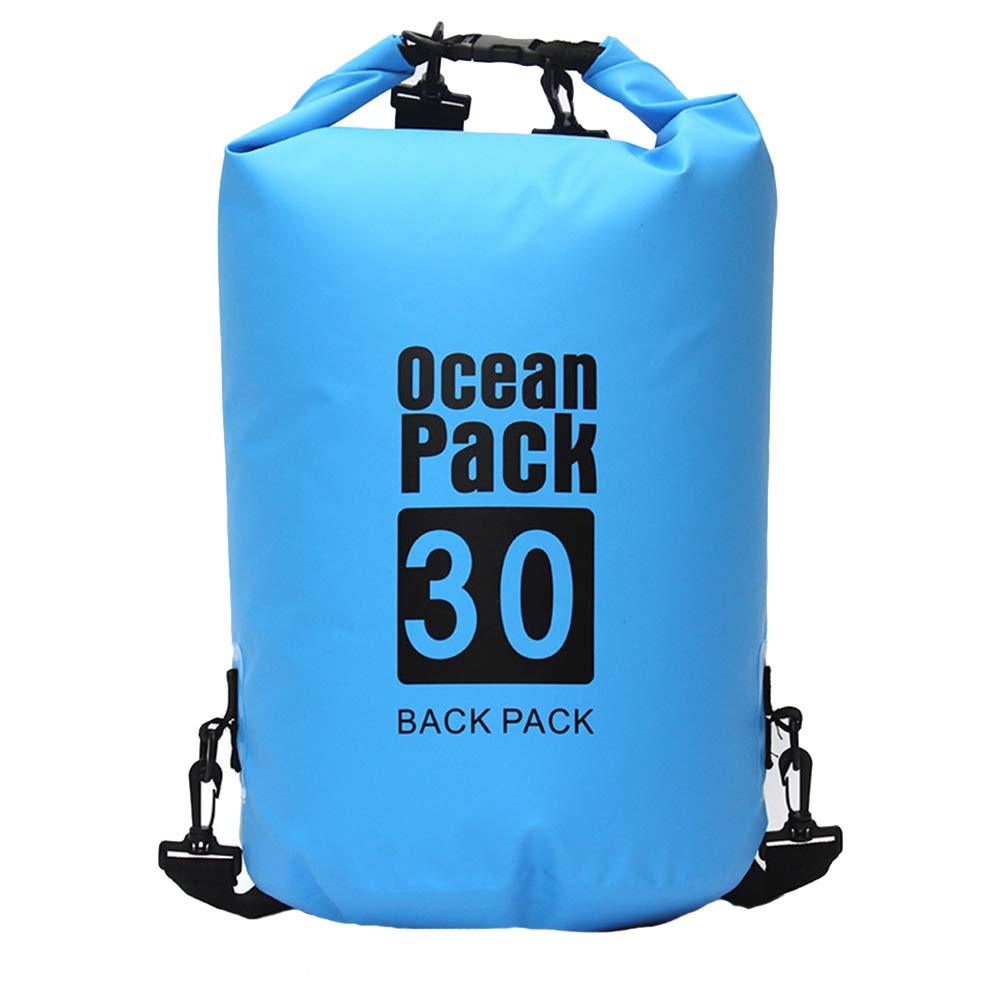 Waterproof Dry Bag 5L 10L 20L 30L - Floating Roll Top Sack for Kayaking, Rafting, Boating, Swimming | Keep Gear Dry for Camping, Hiking, Beach & Fishing | Ideal for Water Sports & Outdoor Adventures