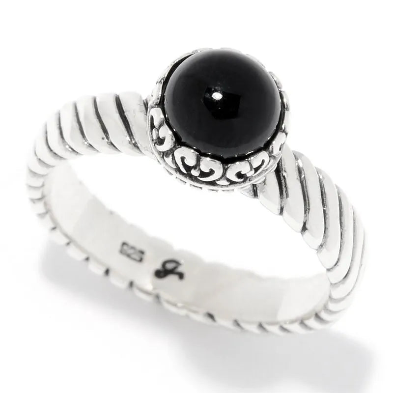 Comet Ring - Elegant Onyx Gemstone Jewelry for Women | Perfect for Weddings, Parties & Special Occasions
