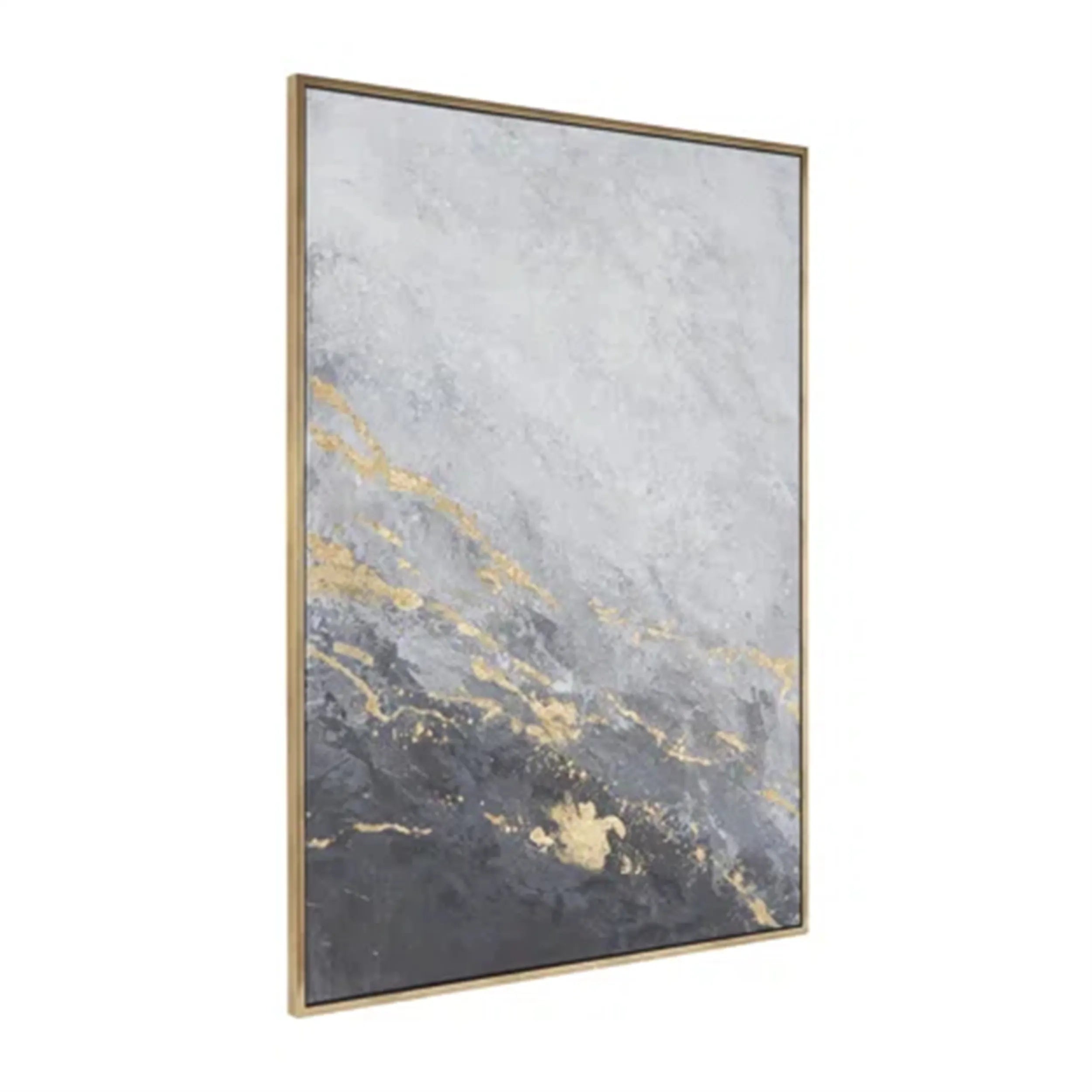 Abstract Painting #AB 127 - Modern Wall Art Decor for Living Room, Bedroom & Office - Handmade Canvas Artwork for Home & Interior Design