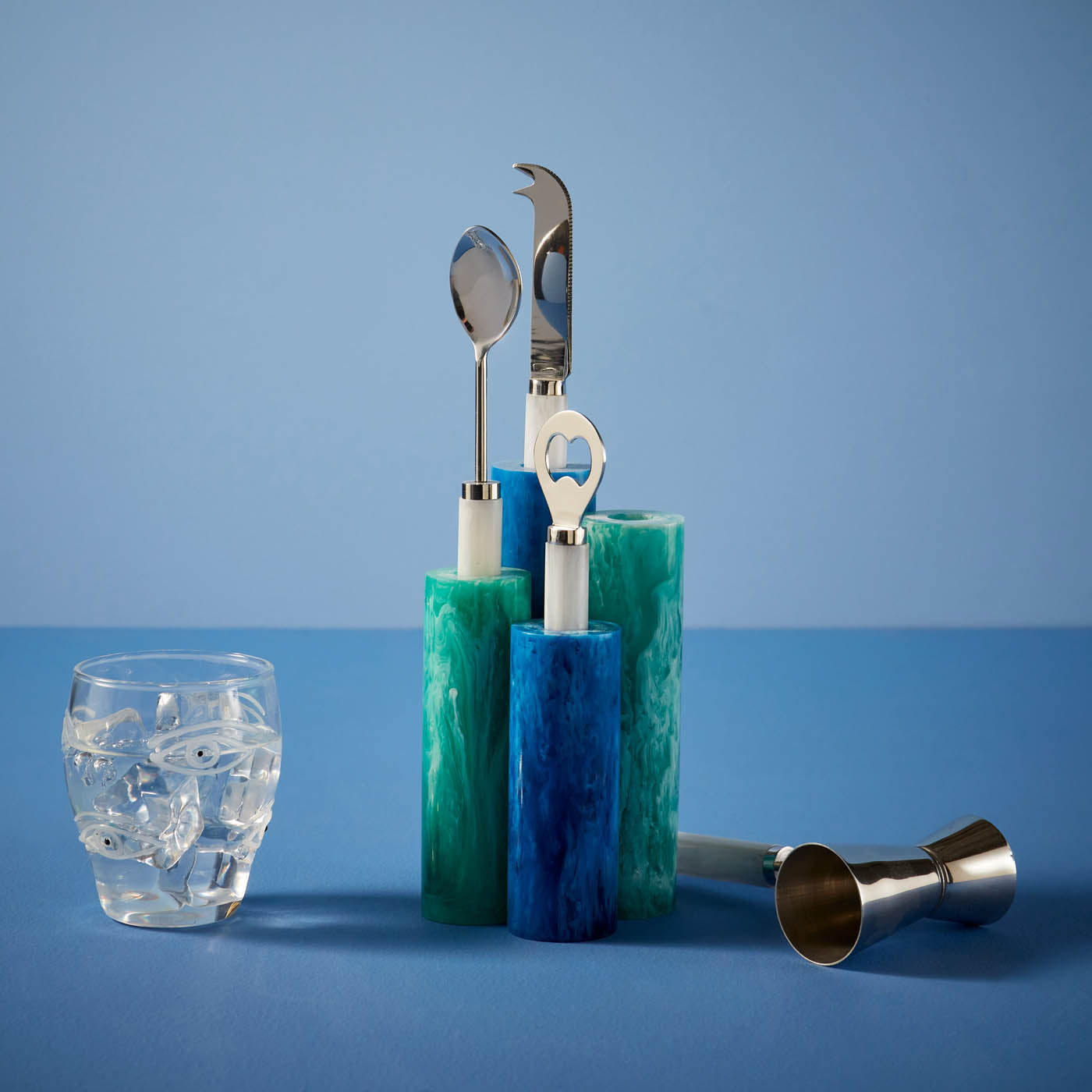 Como Barware Set - 12-Piece Cocktail Mixing Kit with Shaker, Jigger, Strainer & Spoon - Perfect for Home Bars, Parties & Professional Bartenders