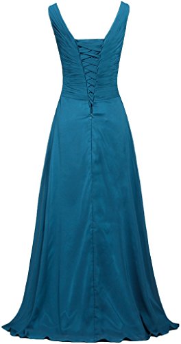Elegant V-Neck Sleeveless Long Bridesmaid Dress for Women - 2023 Fall Formal Wedding Guest & Evening Party Gown | Perfect for Weddings, Galas, Proms & Special Occasions