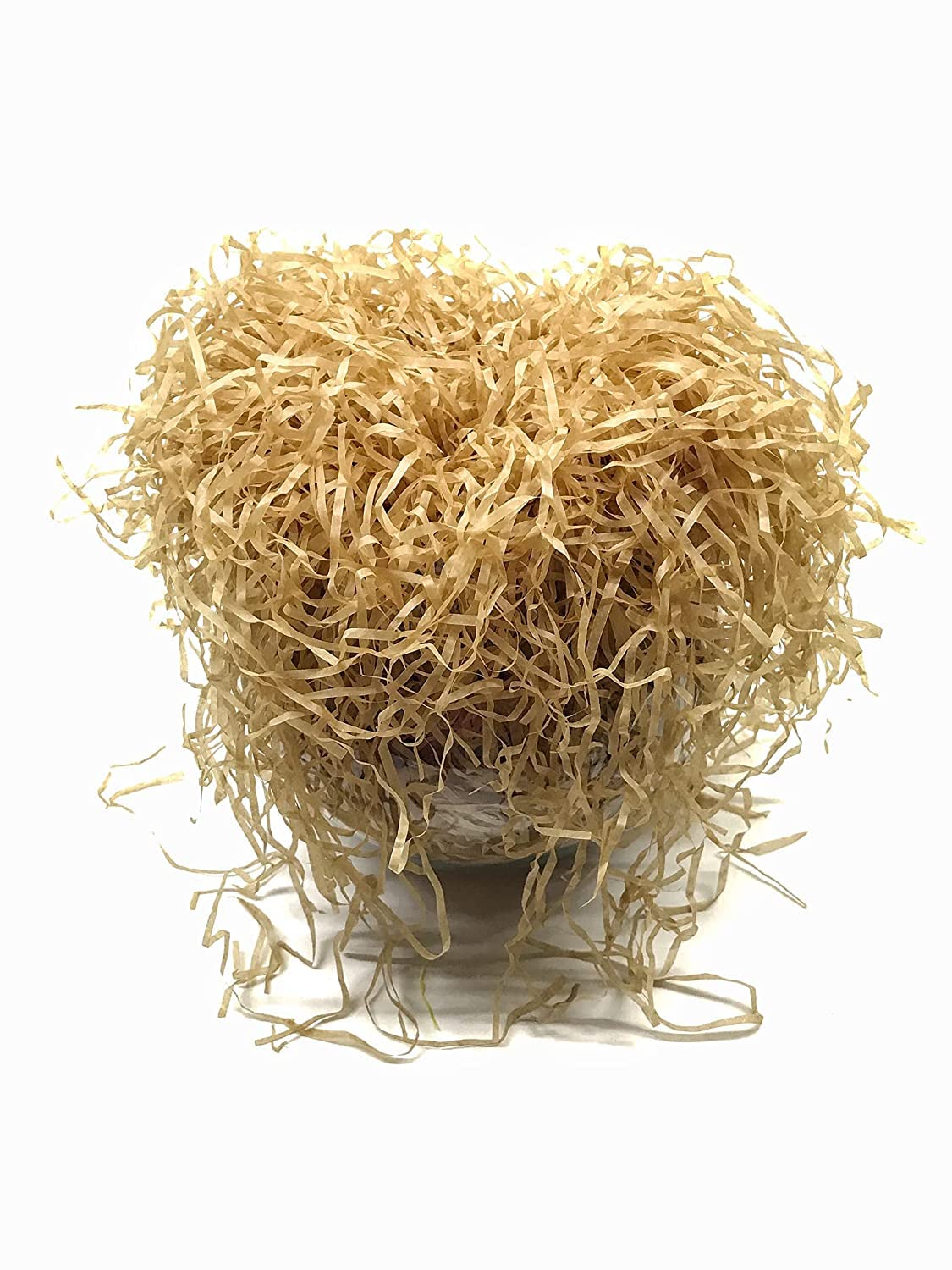Eco-Friendly Sarras Confetti Shredded Paper Crinkle Grass Strips - 250g Food Grade Brown Gift Box Filler, Basket Filler for Christmas, Holi, Mother's Day Decorations | Perfect for Gift Wrapping, Party Tray Hamper Packaging & Festival Decor