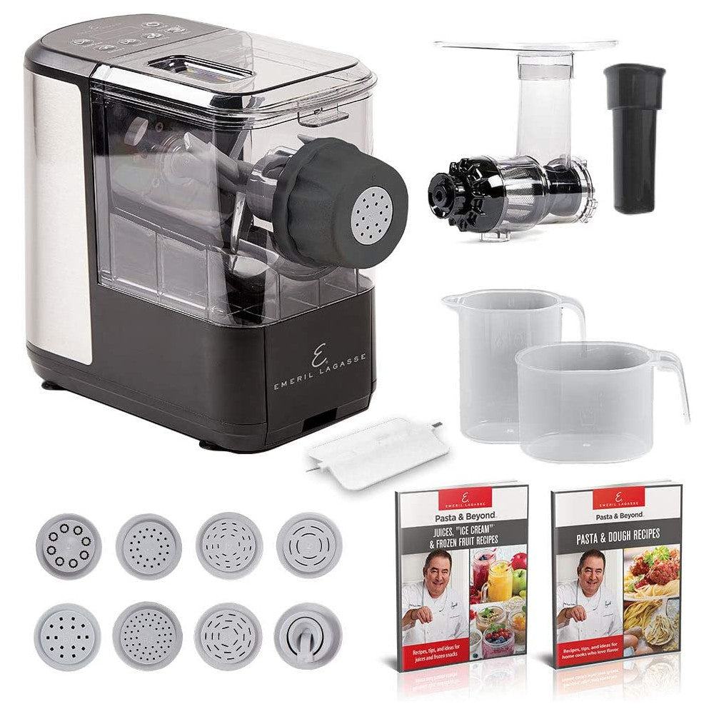EMERIL PM 01 Automatic Pasta and Noodle Maker Machine - Fresh Homemade Pasta, Spaghetti, Fettuccine - Perfect for Italian Cooking, Family Dinners & Restaurant Quality Meals at Home