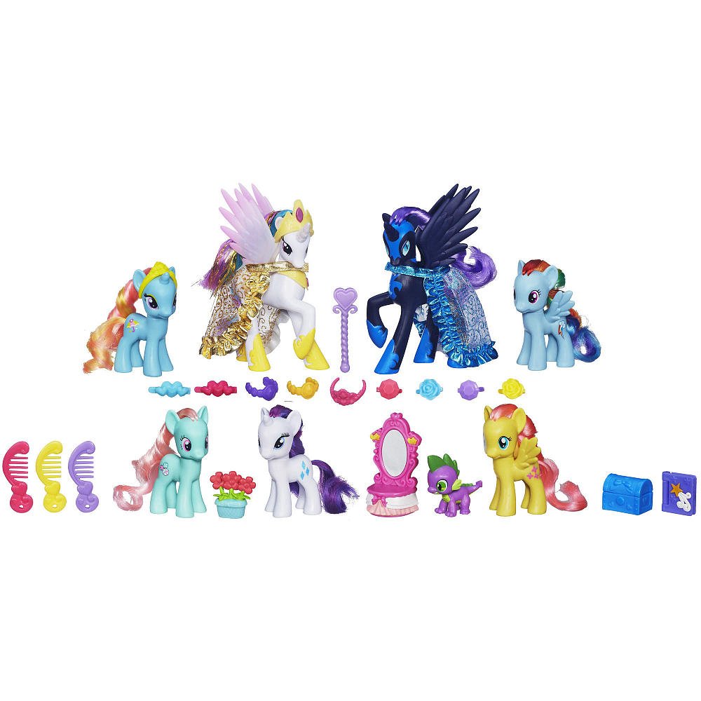My Little Pony Friendship is Magic Midnight in Canterlot Collection Doll Set (2016 Edition) - Perfect for Collectors, Birthday Gifts & MLP Fans
