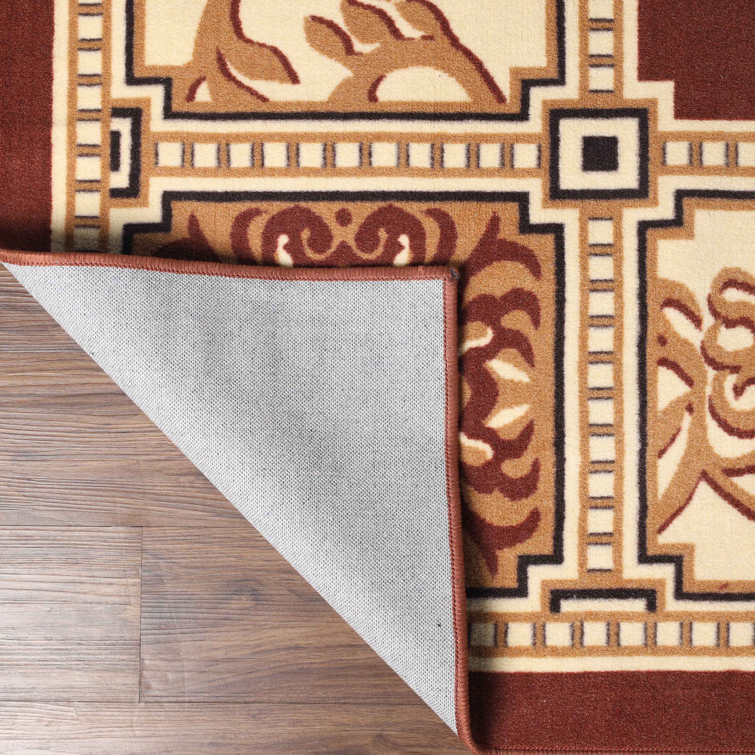 Large Medallion Modern Bohemian Indoor Area Rug or Runner - Perfect for Living Room, Bedroom & Boho Home Decor