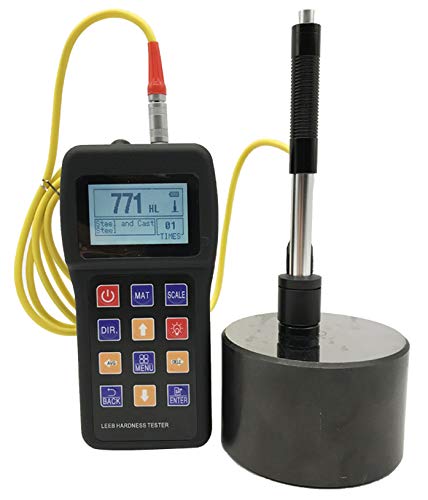 Leeb Hardness Tester - Portable Metal Hardness Gauge for Steel, Iron, Copper & Alloys | Digital Testing Device for Industrial & Workshop Use