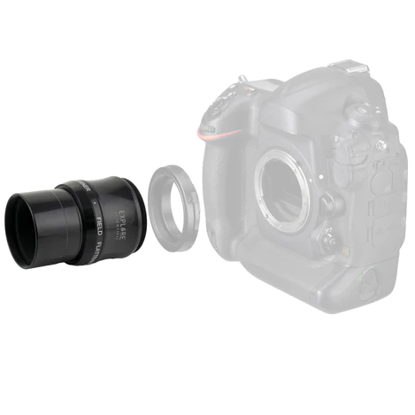 Field Flattener Lens for f/5 to f/7 Refractors - Improve Astrophotography & Stargazing with Crisp Edge-to-Edge Views