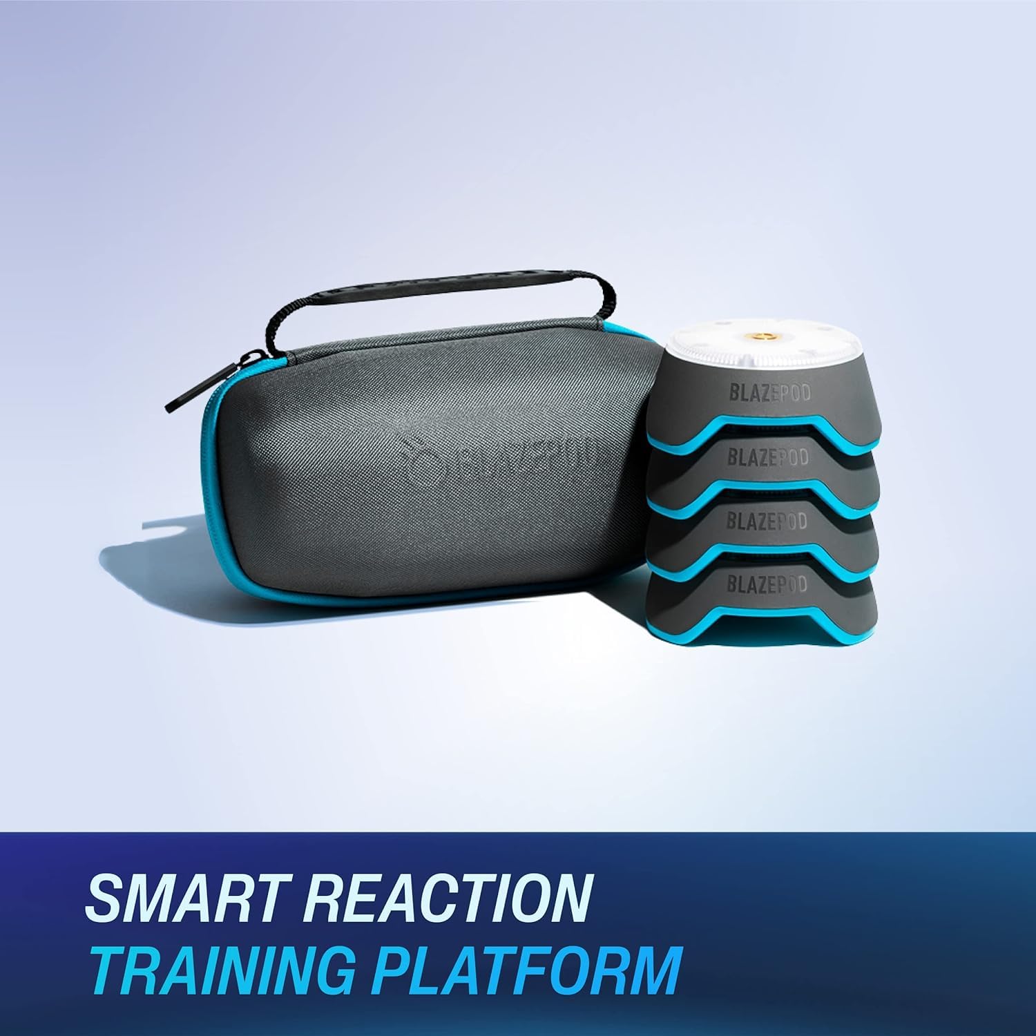 BlazePod Reaction Training System - 4 LED Light Pods for Speed, Agility & Reflex Training | Ideal for Athletes, Coaches, Therapists & Fitness Professionals | Perfect for Sports Drills, PT Sessions & Home Workouts