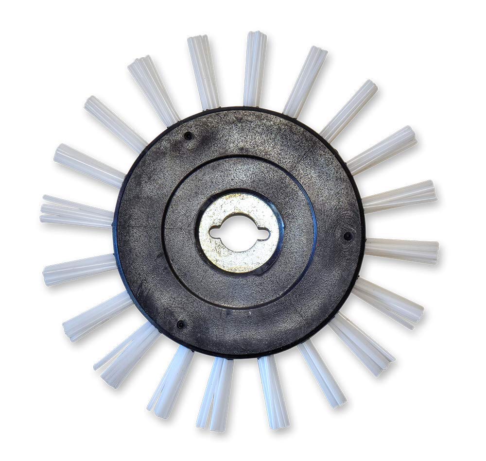 Premium Nylon Grout Cleaning Brush Wheels for Tile Floors - Heavy Duty Grout Scrubber for Kitchen, Bathroom & Shower - 1 Pack - Ideal for Deep Cleaning Grout Lines, Removing Stains & Mold in High Traffic Areas